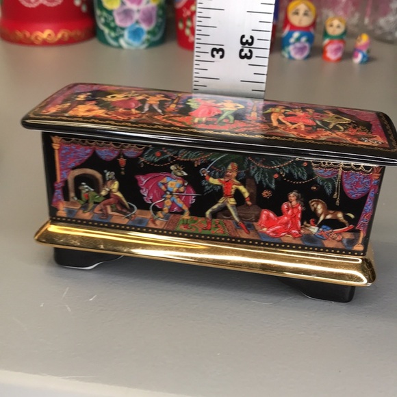 VINTAGE ARDLEIGH ELLIOT & SONS RUSSIAN NUTCRACKER MUSIC TRINKET - Picture 11 of 14